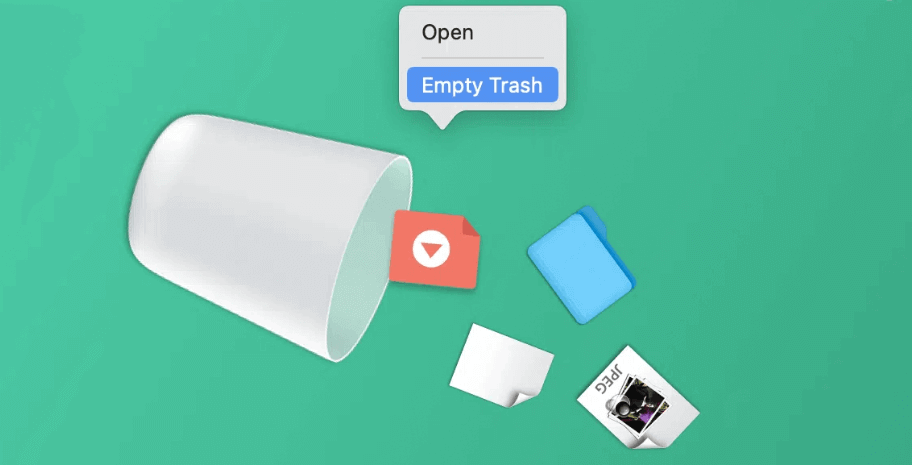 erase trash bin on Mac