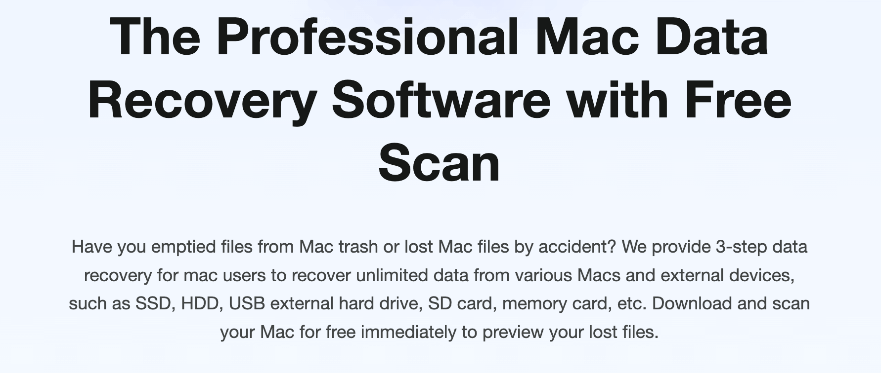 Donemax Data Recovery for Mac