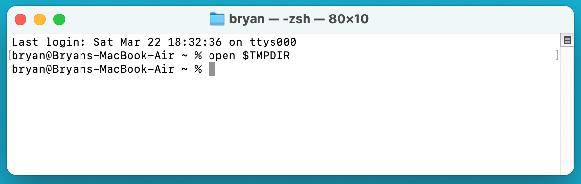 Check Temporary and Cache Folders