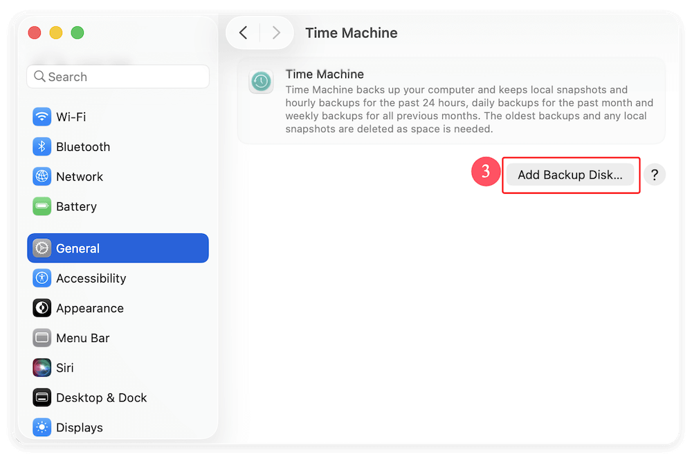 create backups for Mac startup disk
