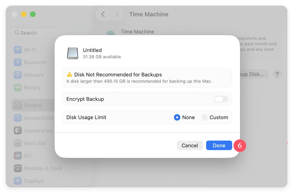 create backups for Mac startup disk