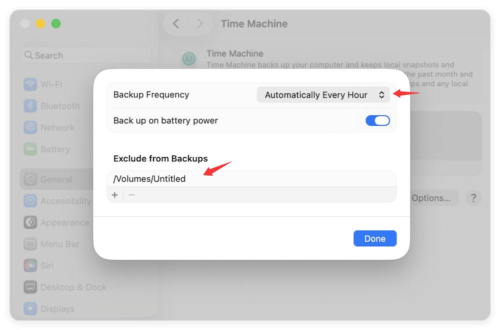 create backups for Mac startup disk