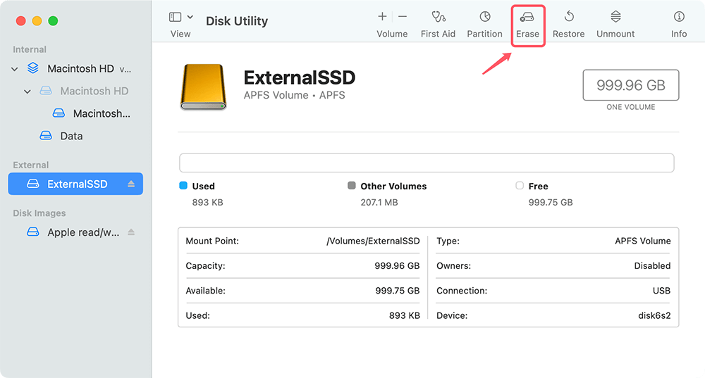 clone Intel Mac to external SSD
