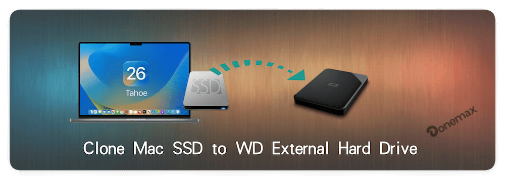 clone Mac SSD to WD external hard drive
