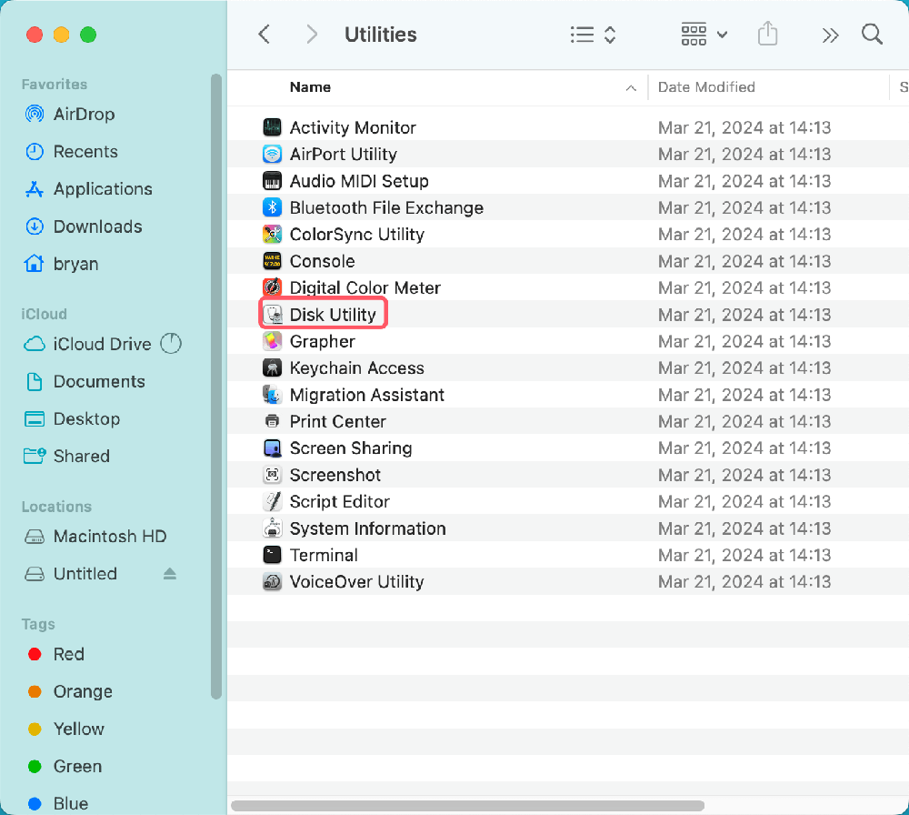 clone Mac data to WD My Passport drive