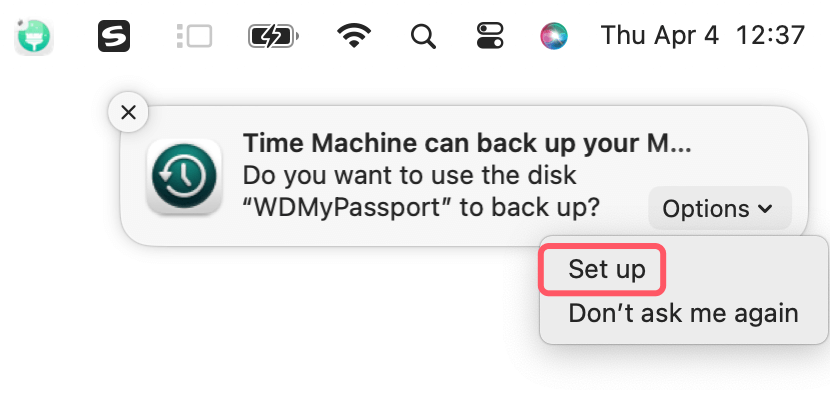 clone Mac data to WD My Passport drive