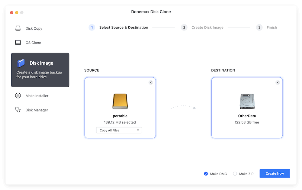clone portable hard drive to Mac