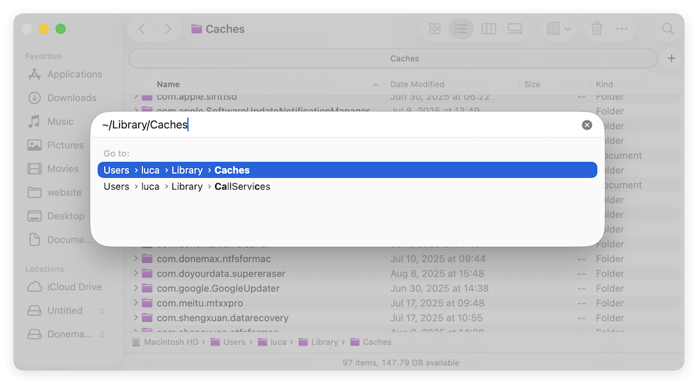 free up disk space on Mac