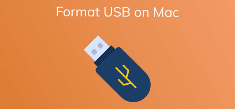 format USB flash drive on Mac