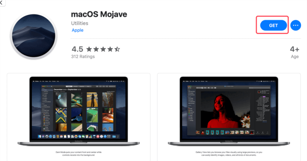 Download macOS Mojave