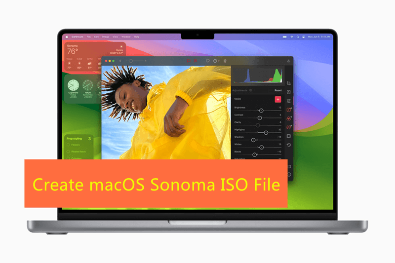 create ISO image file for macOS Sonoma