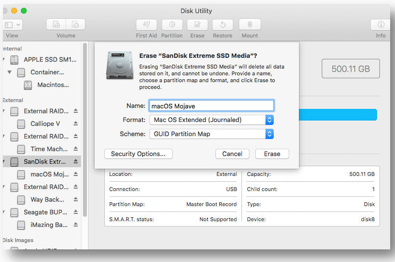 Format the USB Drive