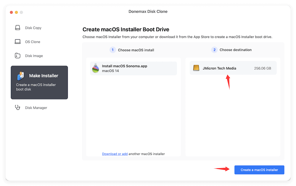 create USB installer for macOS Sonoma