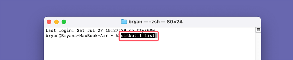 List Available Disks