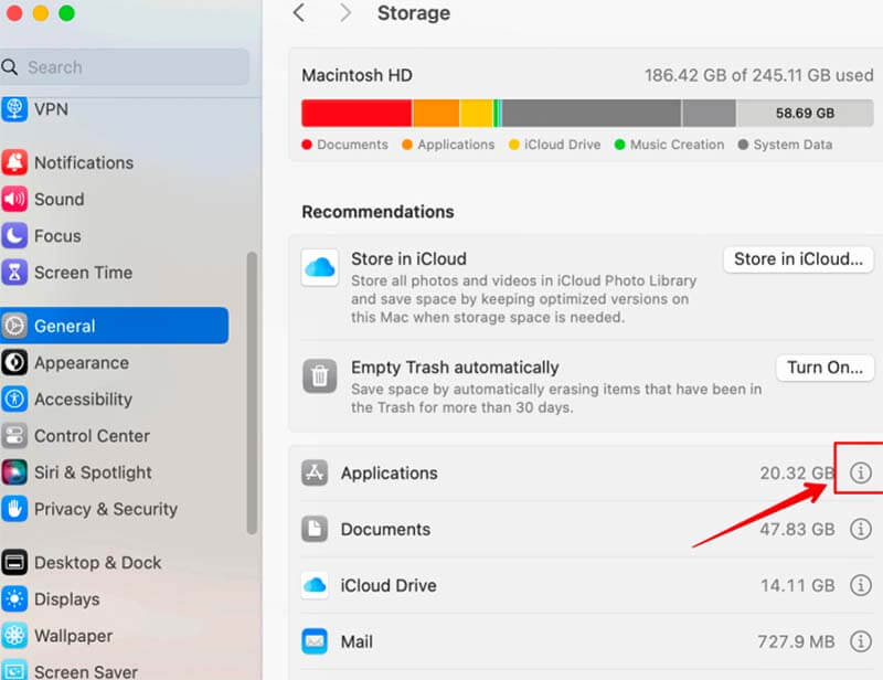 Free Up Storage Space