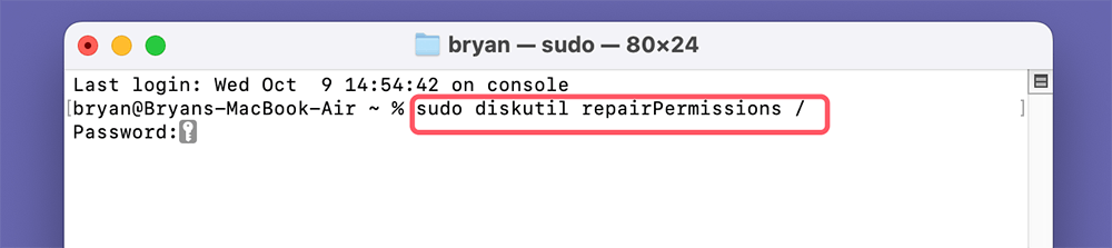 Use Terminal Commands