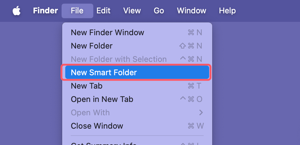 Creating Smart Folders