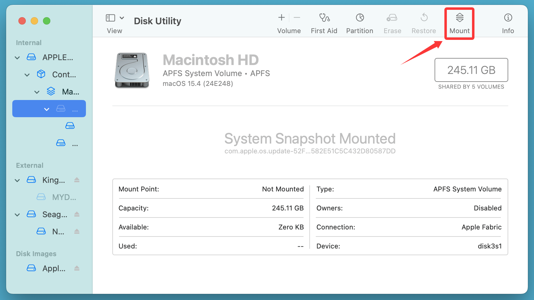 Fix Macintosh HD Not Mounting on Mac
