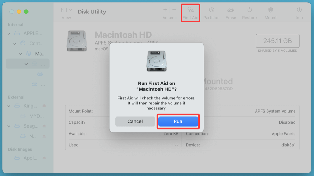 Fix Macintosh HD Not Mounting on Mac
