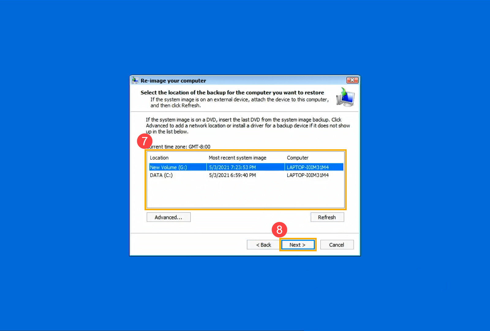 make a full backup of Windows 10 PC