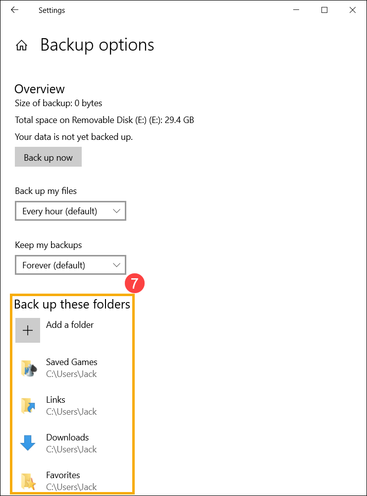 make a full backup of Windows 10 PC