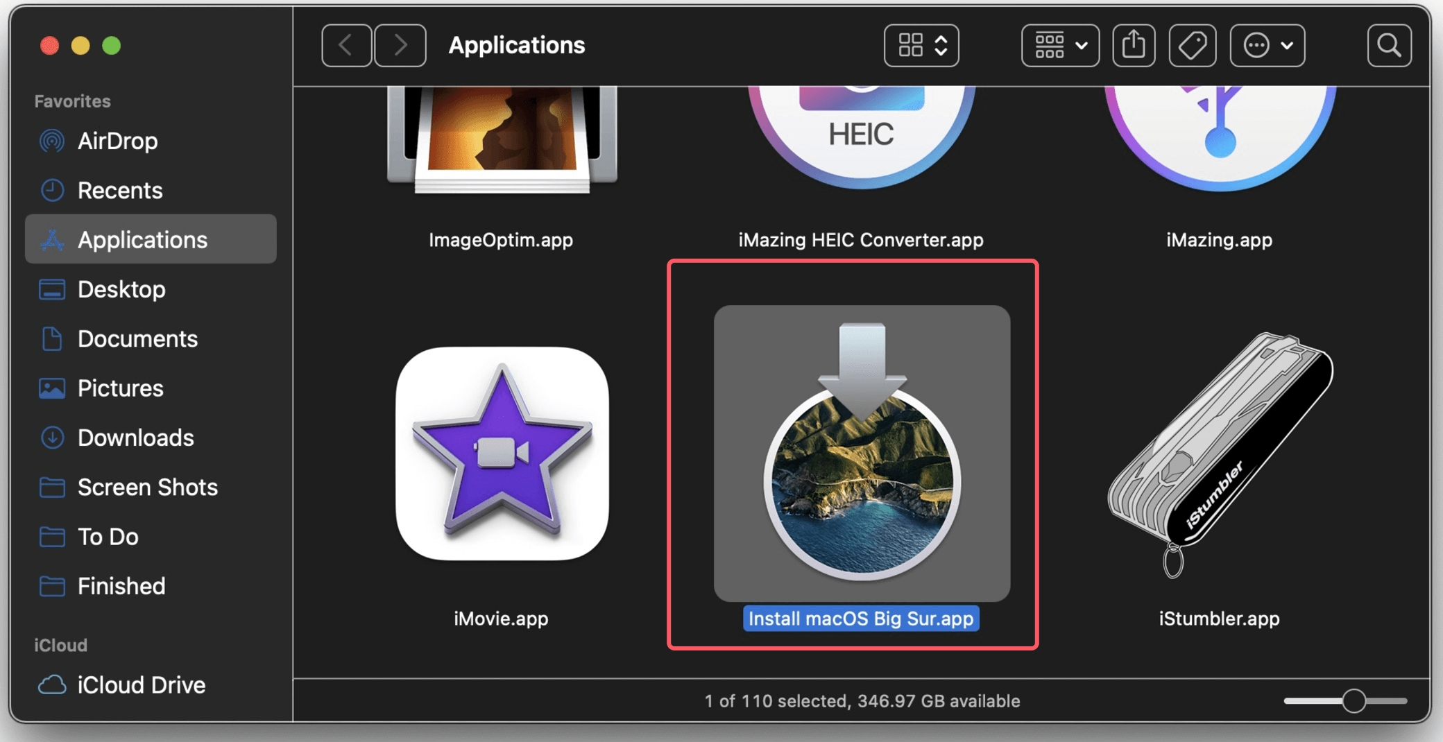 Creating a bootable USB installer for macOS Big Sur