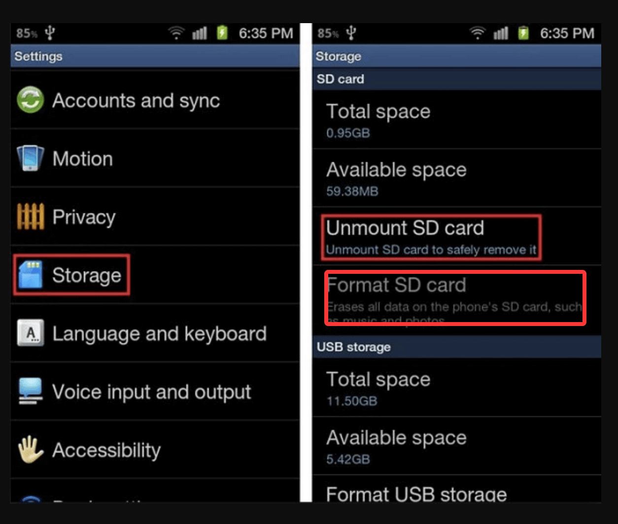 Micro SD card is not detected