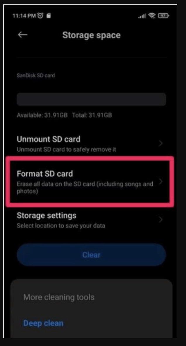 Micro SD card is not detected