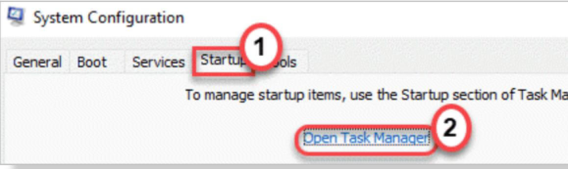 open task manager