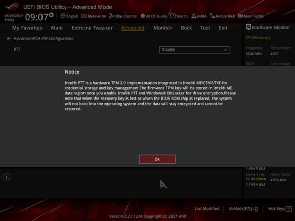 intel motherboard BIOS