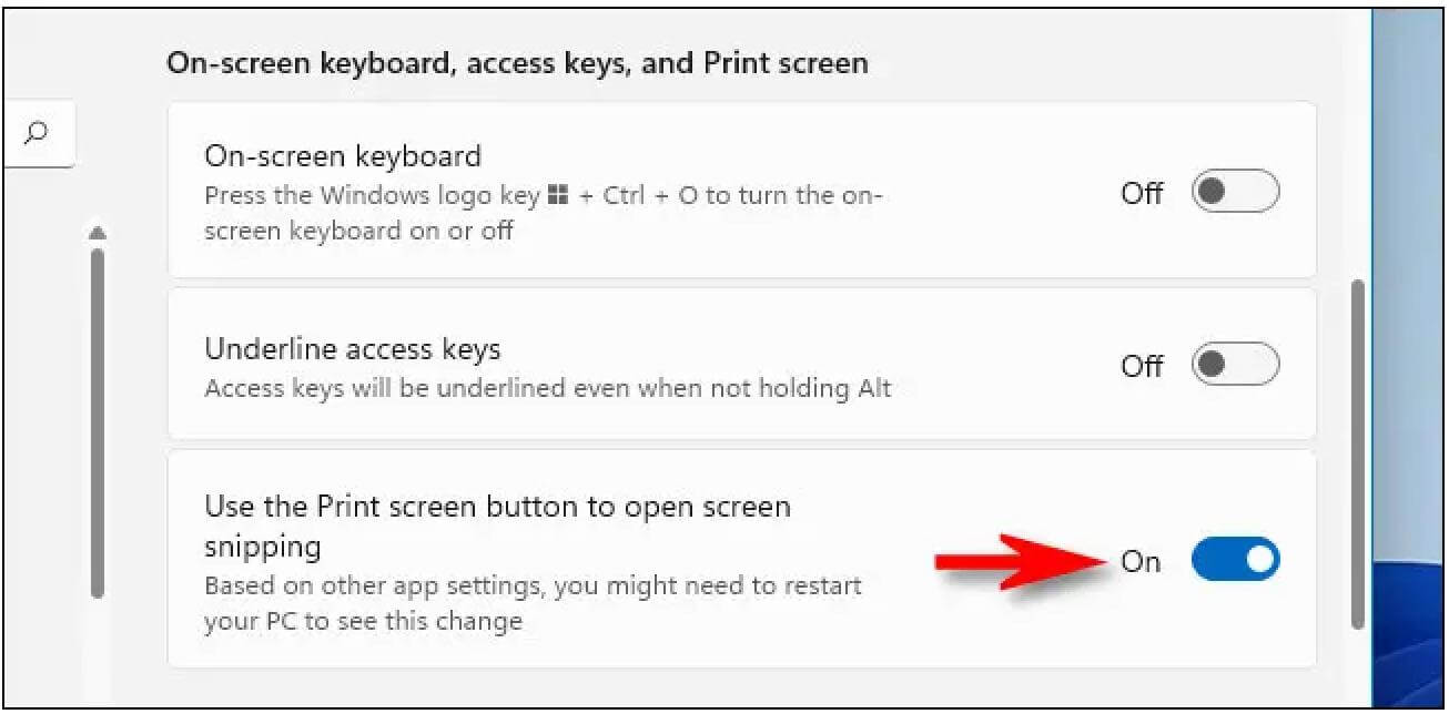 Use Print Screen to Open Screenshots