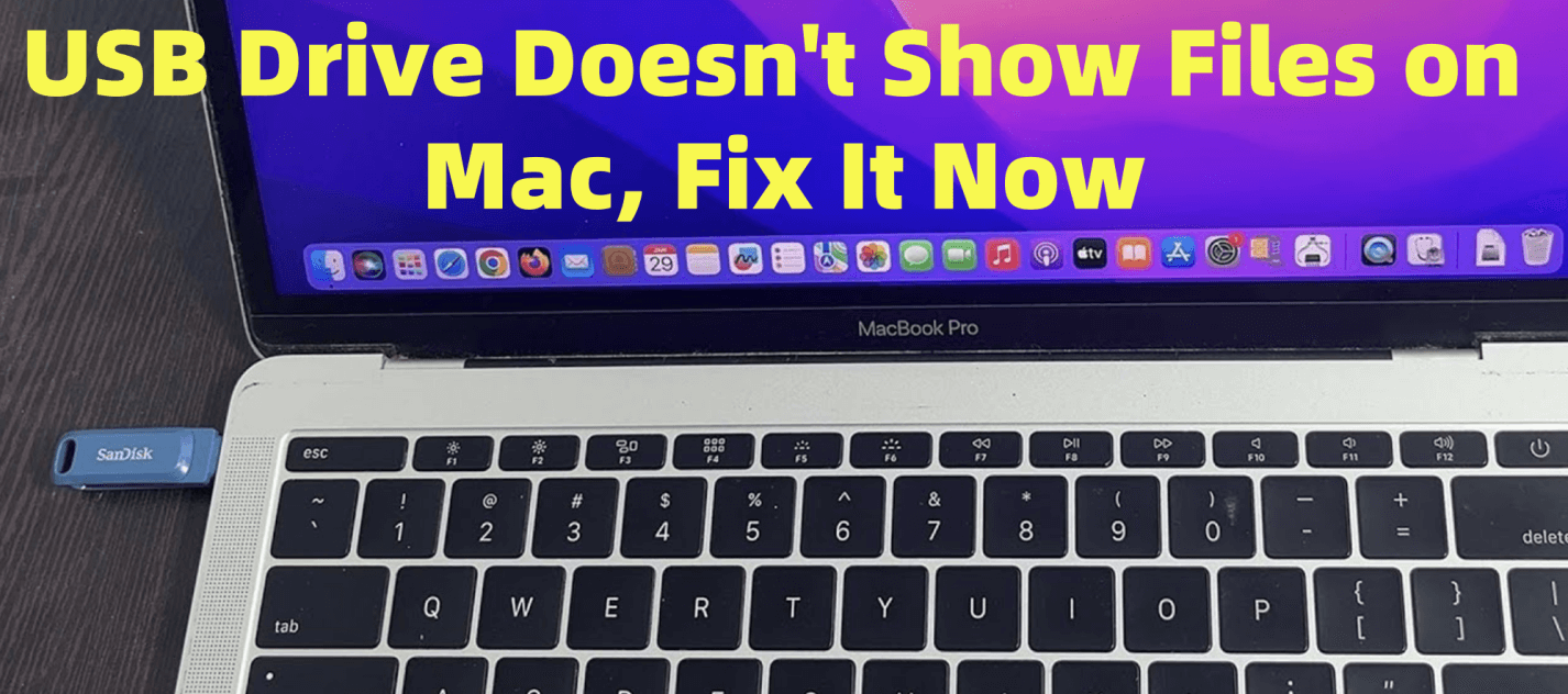 USB Drive Shows No Files When Being Opened on Mac