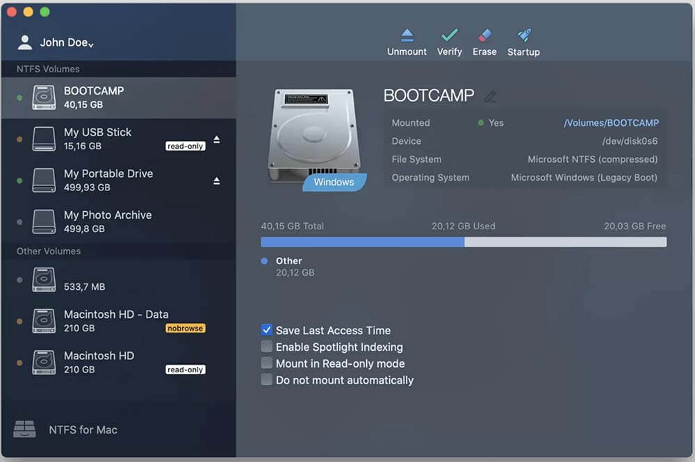 Paragon NTFS for Mac