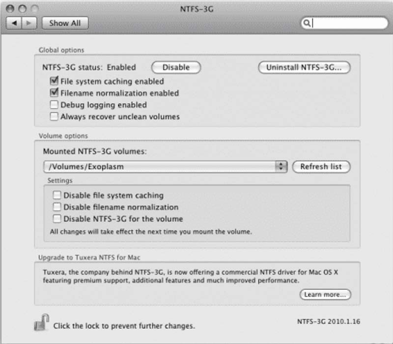 how to use NTFS-3G on Mac