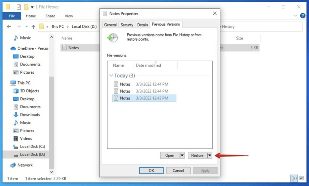 recover deleted documents