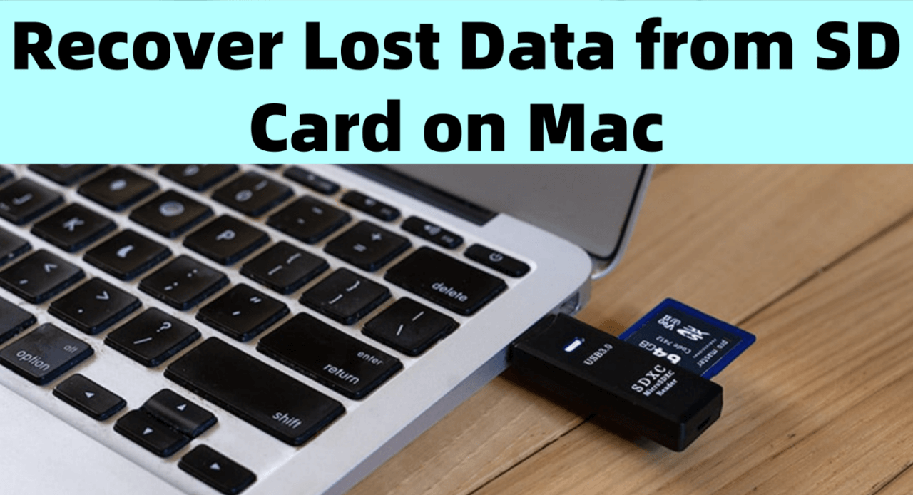 SD card data recovery on Mac