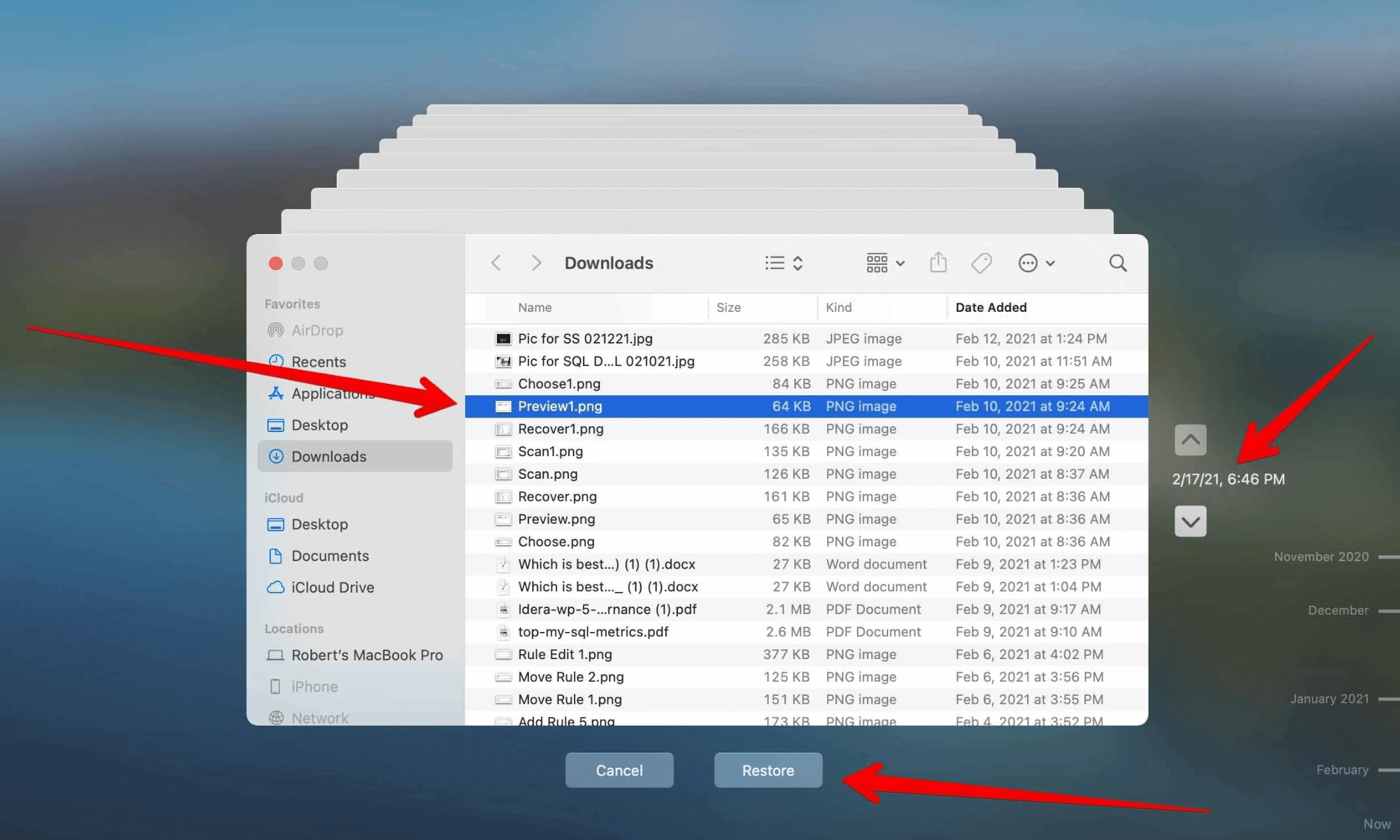 recover lost data on macOS Catalina