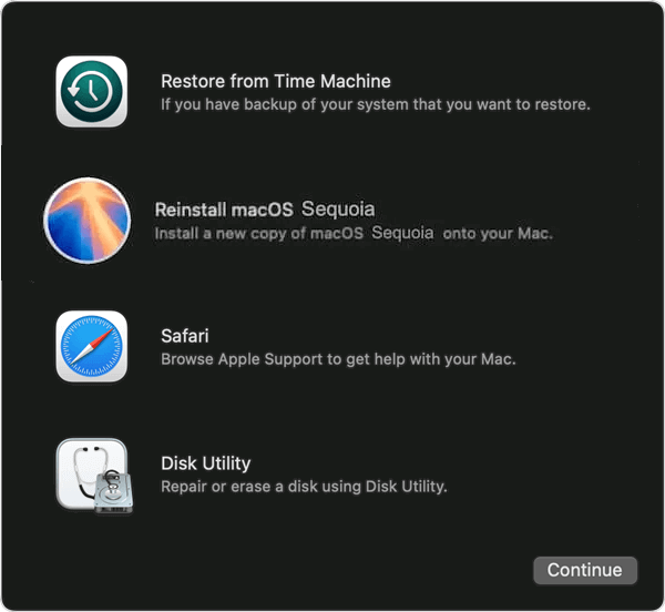 Reinstall macOS