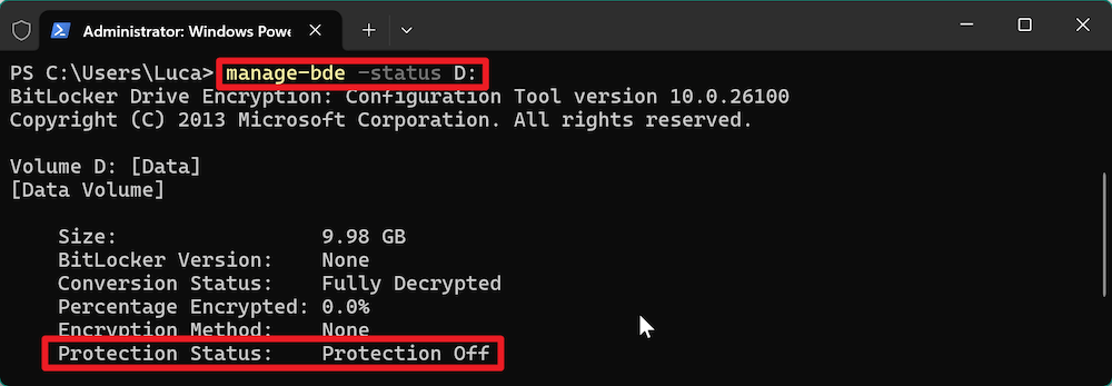 how to remove BitLocker password for USB drive