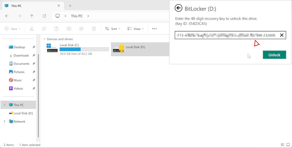 how to remove BitLocker password for USB drive