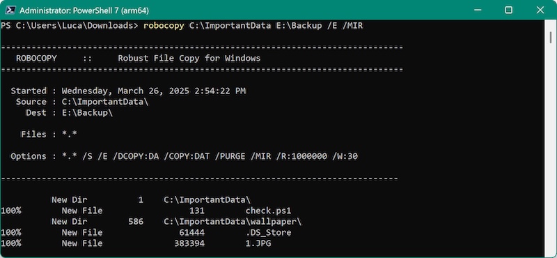 repair a disk with PowerShell