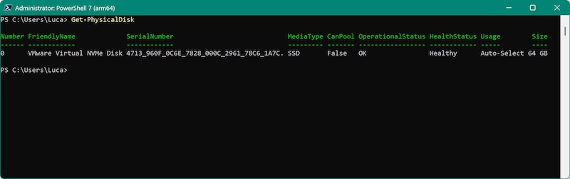 repair a disk with PowerShell