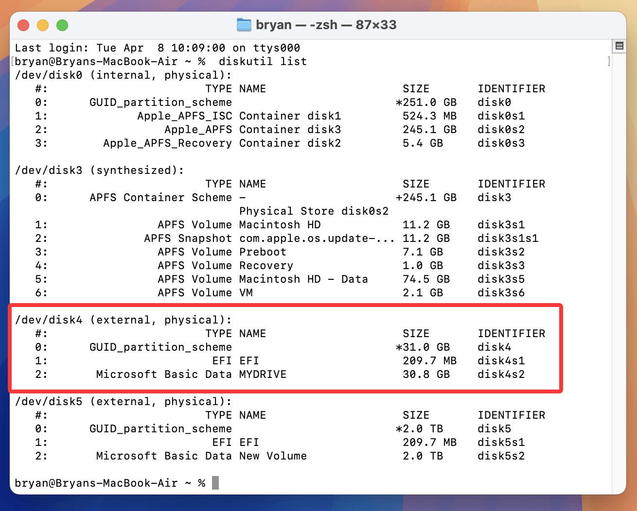 repair an external hard drive on macOS Sequoia