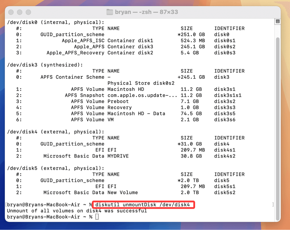 repair an external hard drive on macOS Sequoia