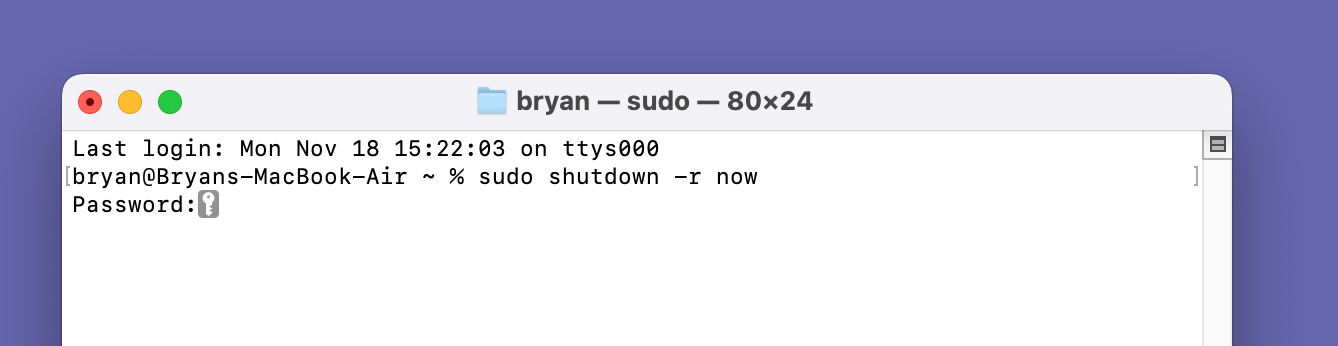 how to restart or force restart your Mac