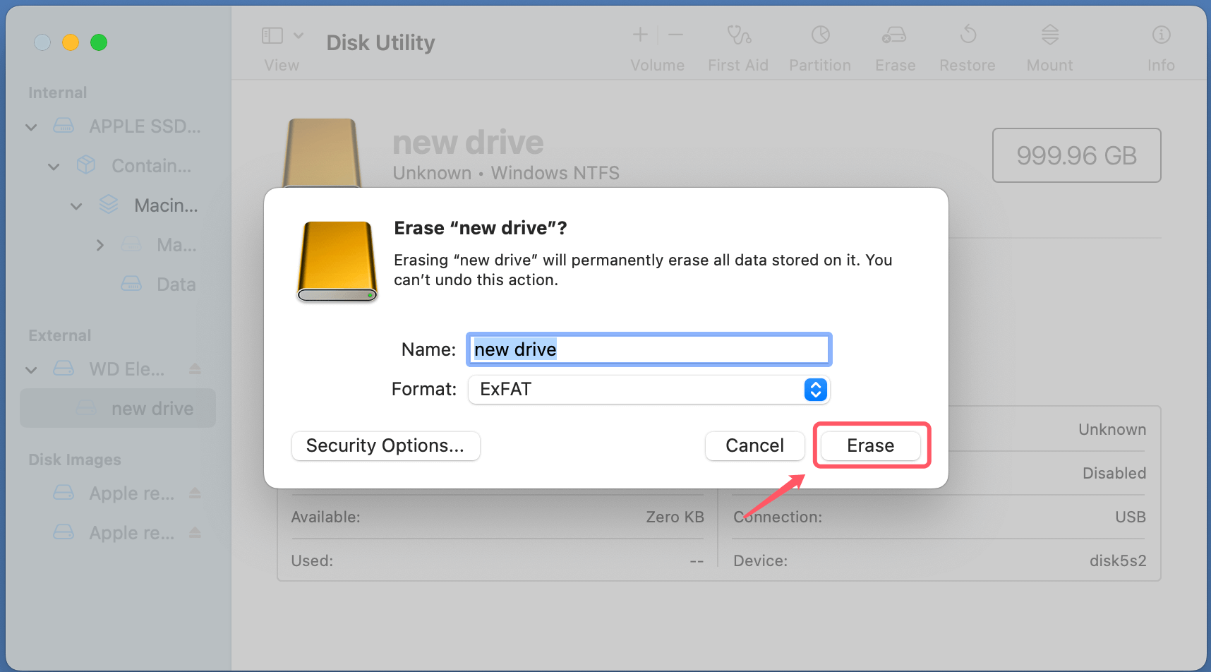 run First Aid on an NTFS drive on a Mac