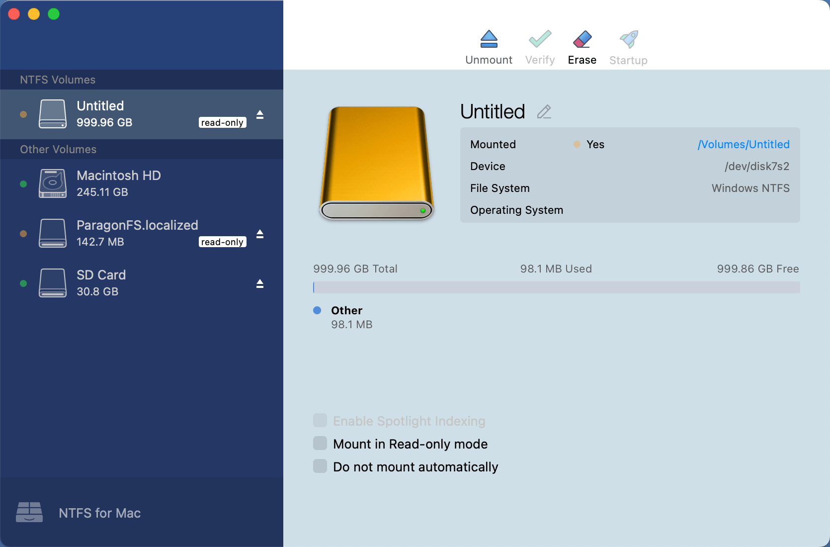 Seagate NTFS Driver for Mac