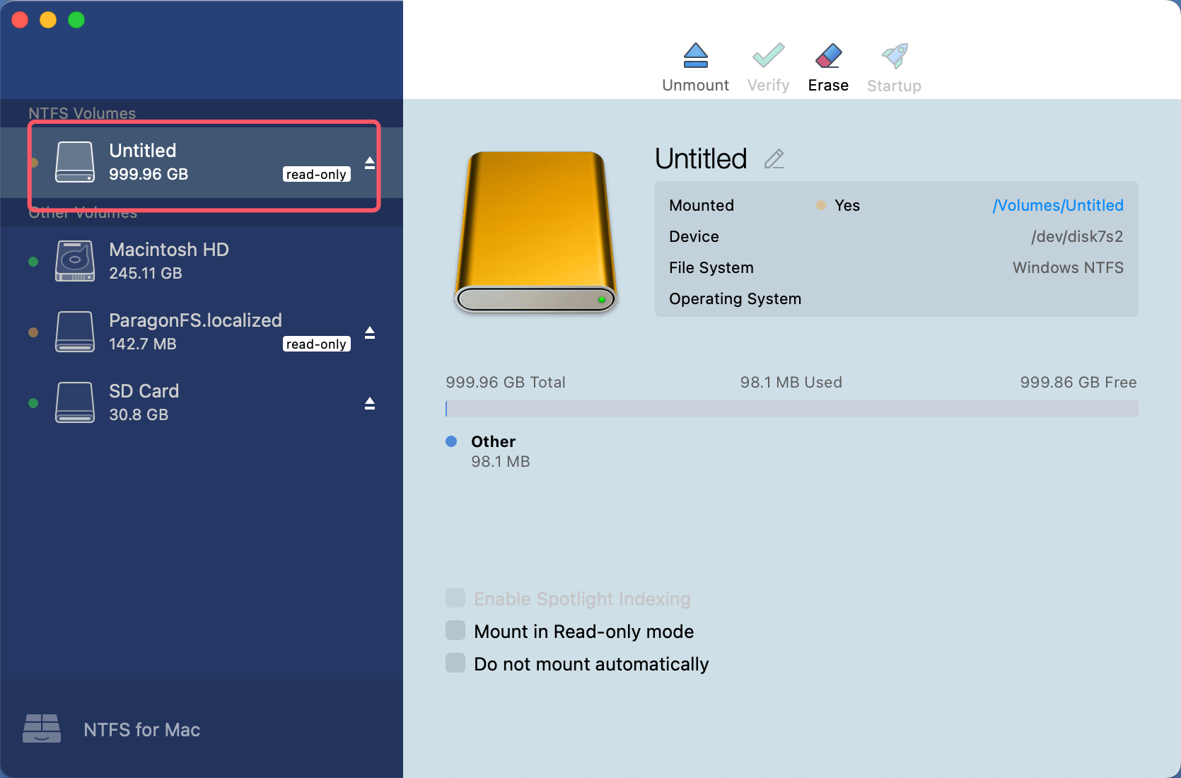 Seagate NTFS Driver for Mac