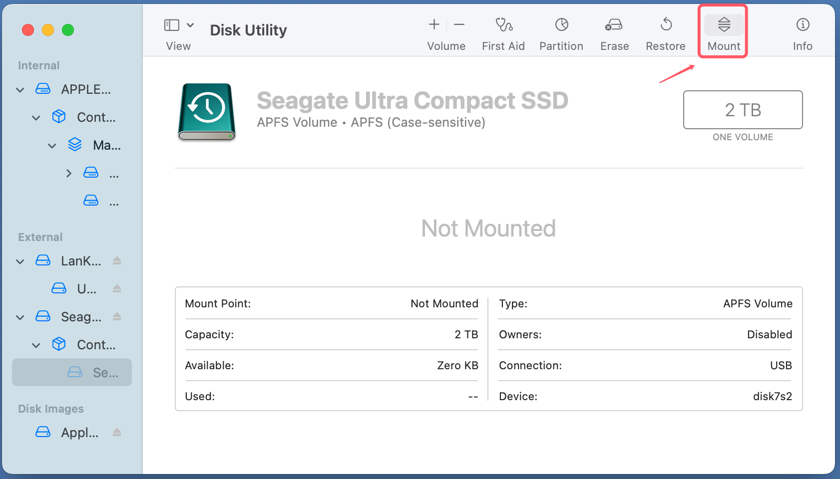 Fix Seagate Ultra Compact SSD Not Showing Up