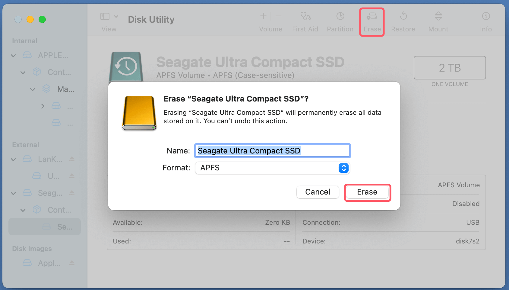 Fix Seagate Ultra Compact SSD Not Showing Up